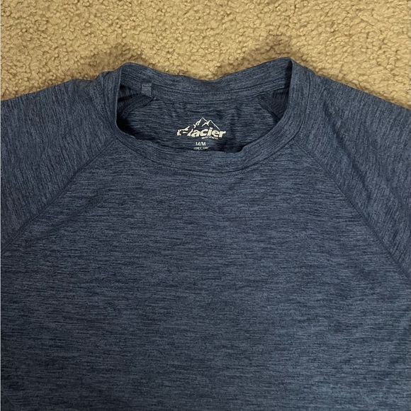 Glacier Other - Glacier Blue Heathered short Sleeve Shirt